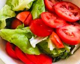 Hình bước làm 4 của món Xà lách trộn dầu dấm