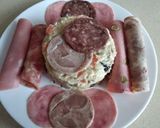 Foto del paso 6 de la receta: Ensaladilla con mini corona de arroz de tallos