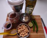 A picture of step 1 of Chickpea हम्मस ❤️.