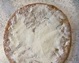 A picture of step 3 of Buffalo Chicken Flatbread.