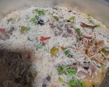 A picture of step 7 of Mutton yakhni pulao.