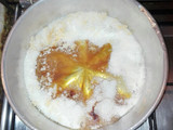 Torta invertida de manzanas
