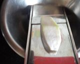 A picture of step 1 of Long size banana wafer.
