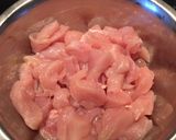 Fokhagymás-tejszínes csirkemell ragu, spagettivel recept fázis 1 fotója
