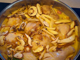 Pollo con setas