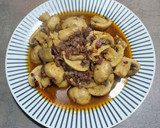Foto del paso 5 de la receta: Champiñones al ajillo con jamón ibérico