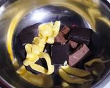 Foto langkah ke 1 dari resep Brownies Crispy Ketan Hitam.
