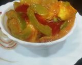 A picture of step 8 of Semi Dry Chilli Paneer.
