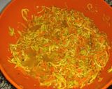 Foto del paso 1 de la receta: Pizza de zucchini y zanahorias sin harina