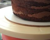 Une image de l'étape 2 de Layer cake fleur naturelle.