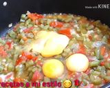 Foto del paso 6 de la receta: Ejotes con huevo ala mexicana