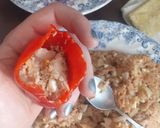 Foto del paso 6 de la receta: Pimientos de piquillo rellenos de atún en salsa