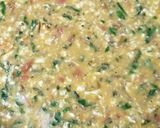 A picture of step 3 of Methi Chaman.