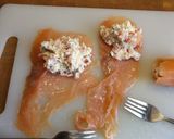 Foto del paso 3 de la receta Rollitos de salmón con arándanos