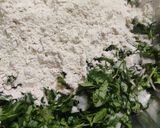 A picture of step 1 of Methi Paratha.