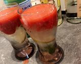 Une image de l'étape 3 de Mojito fraise.