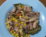 Foto langkah ke 10 dari resep Tumis Cumi Asin Jagung Pipil.