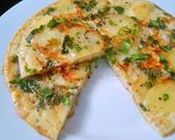 A picture of step 8 of Spanish Omelette.