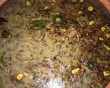A picture of step 3 of Sabat mash ki dal/maah ki dal.