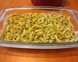 Rakott zöldbab recept fázis 3 fotója