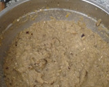 Foto del paso 3 de la receta: Pastel de coliflor gratinado con pasta de berenjena (baba ganoush) y brucelas