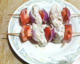 A picture of step 6 of Chicken Malai Boti/Mayo creamy chicken😋.