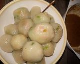 Foto langkah ke 1 dari resep Cilok isi sosis sayur.