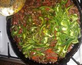 A picture of step 6 of Stir-fried macaroni.