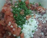 A picture of step 2 of Beef Burgers.