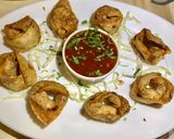 A picture of step 6 of Chinese Fried Wonton.