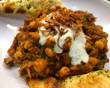 A picture of step 6 of Chickpea and Spinach Curry #newyearnewyou.