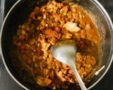 A picture of step 2 of Sprout Mung Bhaji.