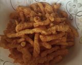 A picture of step 1 of Kurkure Corn Chat.