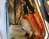 Foto del paso 1 de la receta: Rodaballo con patatas al horno sobre escalibada