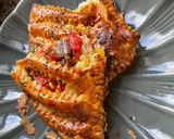 Une image de l'étape 9 de 🌶️Feuilleté poivrons 🫑 feta sauce 🍶yaourt grec 🍃🌱.