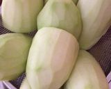 Hình bước làm 1 của món Mứt Đu Đủ Xanh ( không cần nước vôi trong)