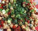 A picture of step 4 of Spring Chickpea Salad.