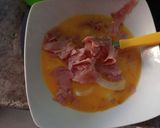 Foto del paso 1 de la receta: Huevo revuelto con jamón