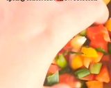 A picture of step 1 of Papad pizza.