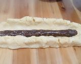 A picture of step 3 of Makrout (Date-Filled Semolina Diamonds).
