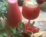 Une image de l'étape 11 de Jus de 🍓 fraises citron 🍋 menthe fraîche 🍃.
