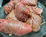 Foto del paso 4 de la receta: ROLLS DE CARNE ❤️