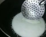 A picture of step 1 of Coconut burfi using milk powder.