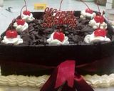 Foto langkah ke 11 dari resep Blackforest cake enak dan lembut.
