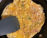 A picture of step 3 of Indian Railway Station Omlette.