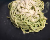 Foto del paso 5 de la receta: Pasta con crema de cilantro