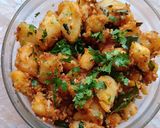 A picture of step 4 of Farali Dry Potato With Peanuts.