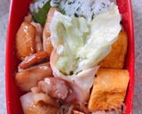 A picture of step 2 of High School Junior's Bento Lunch ♥ 2021.05.21.