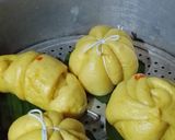 Foto langkah ke 9 dari resep Bakpao Labu Wortel No Mixer.