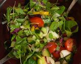 A picture of step 1 of Thai style Asian salad.